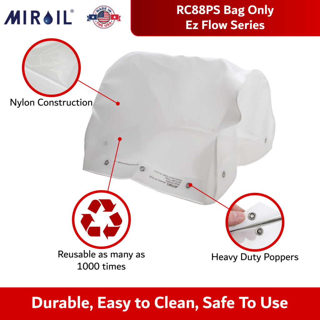 MirOil C88PS EZ Flow Filter Bag with Frame Assembly - MirOil USA